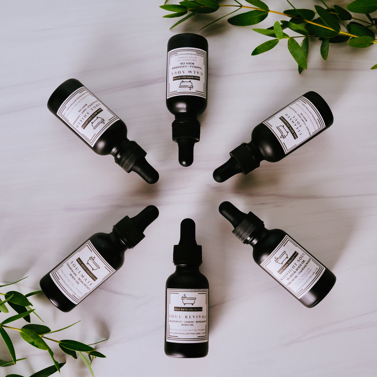 Lightweight Body, Beard, Hair & Massage Oil, Variety of Scents,  Eco-Friendly 1 oz Glass Bottle