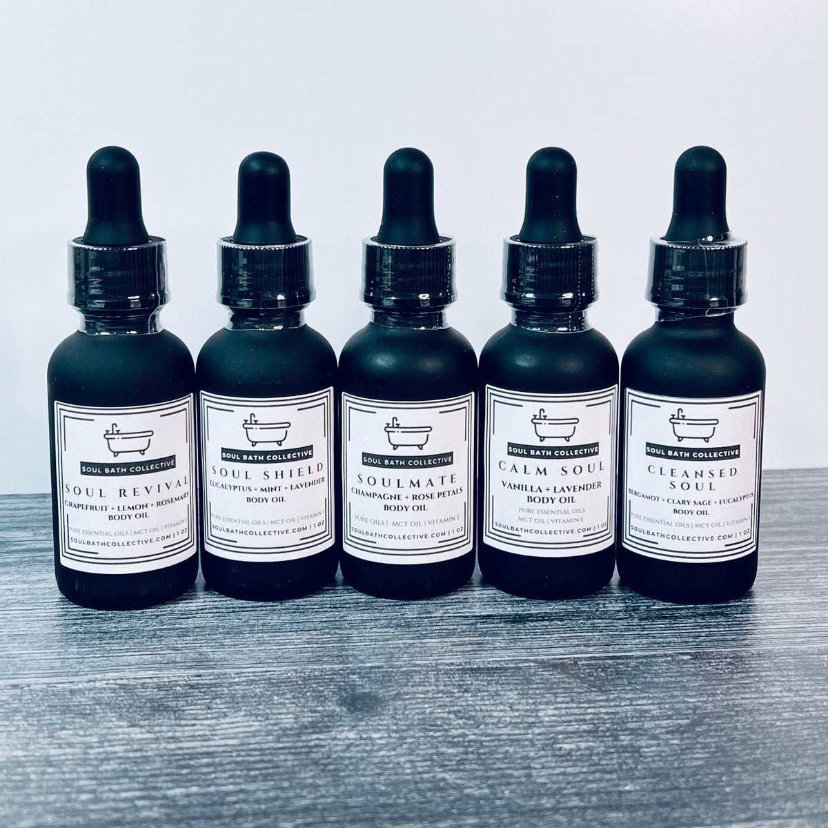 Lightweight Body, Beard, Hair & Massage Oil, Variety of Scents,  Eco-Friendly 1 oz Glass Bottle